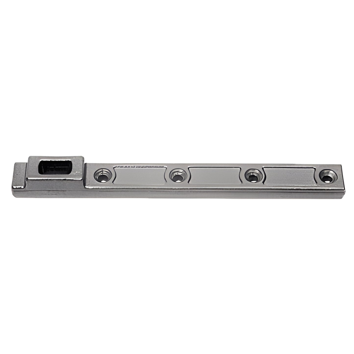 CRL9040TB center-hung bottom arm for floor-mounted door closers, chrome metal bar