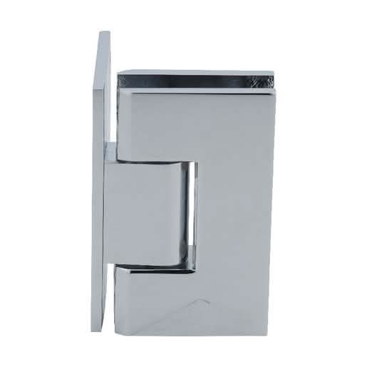 CRL Polished Chrome Vienna 044 Series 5° Wall Mount Offset Hinge with Back Plate