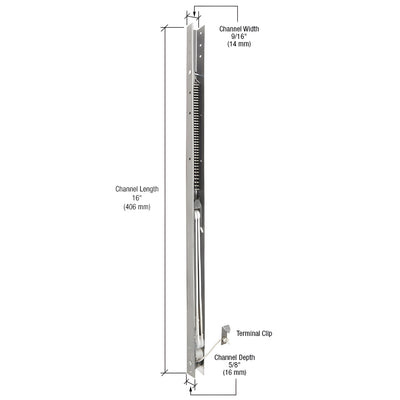 CRL 16 in Window Channel Sash Balance 1520 (15-2) Replacement