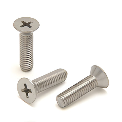 10-32 x 3/4 in Phillips Flat Head Machine Screw