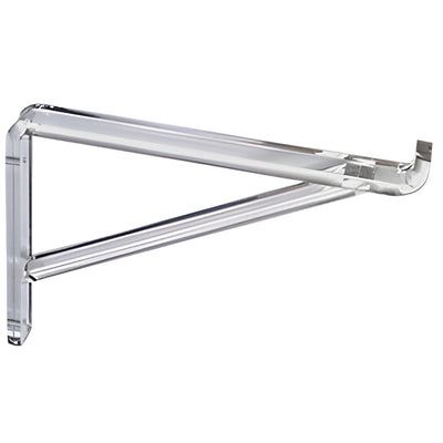 CRL 8 in Clear Lucite Acrylic Shelf Brackets
