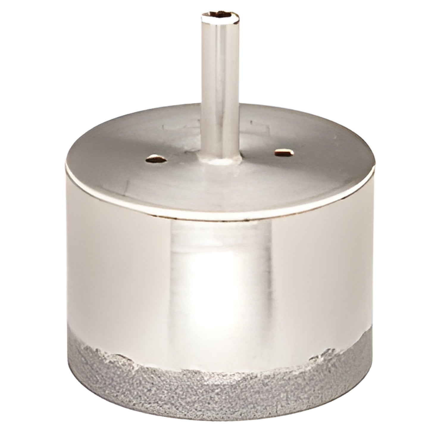 DCD3 electro-formed diamond glass drill bit, 3" diameter thin-walled cup with 3/8" shank