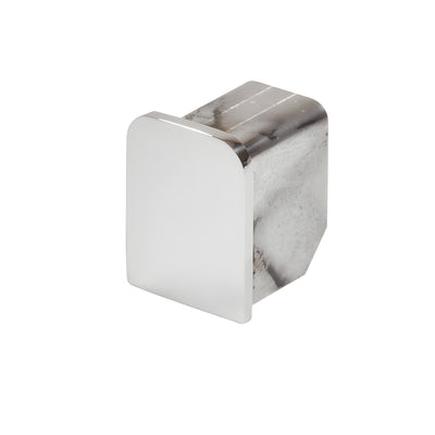 CRL Polished Stainless Steel 11-Gauge End Cap for 1/2" Cap Rail