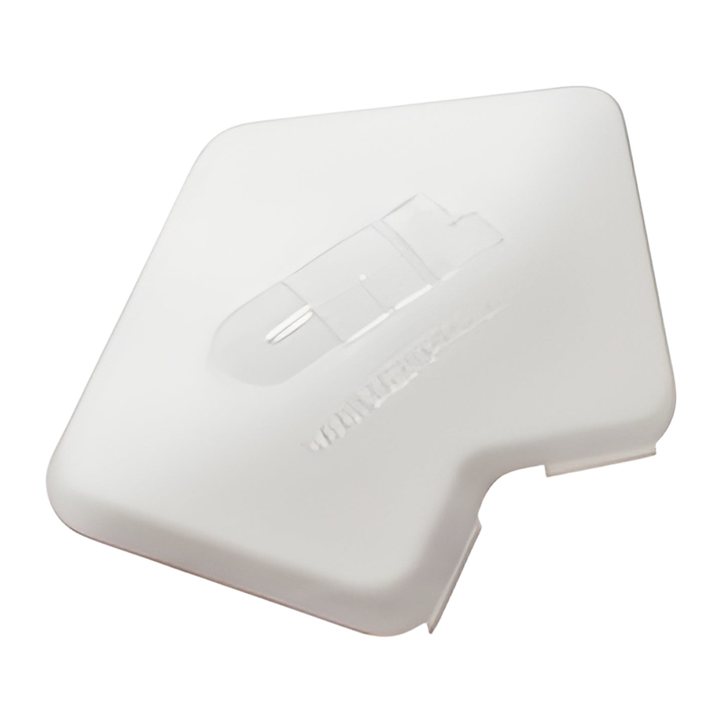 PC135SW sky-white aluminum rectangular post top cap for railing, slip-in ready-to-install.