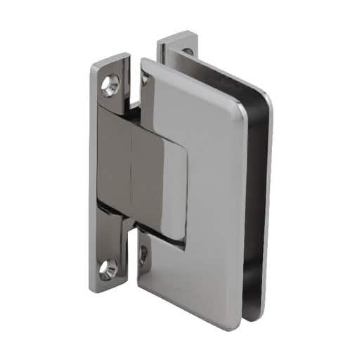 CRL Polished Nickel Cologne 037 Series Wall Mount 'H' Back Plate Hinge - Sleek & Durable