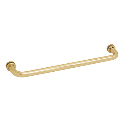 CRL 24 in Satin Brass Tubular Towel Bar (Single-Sided, BM Series)