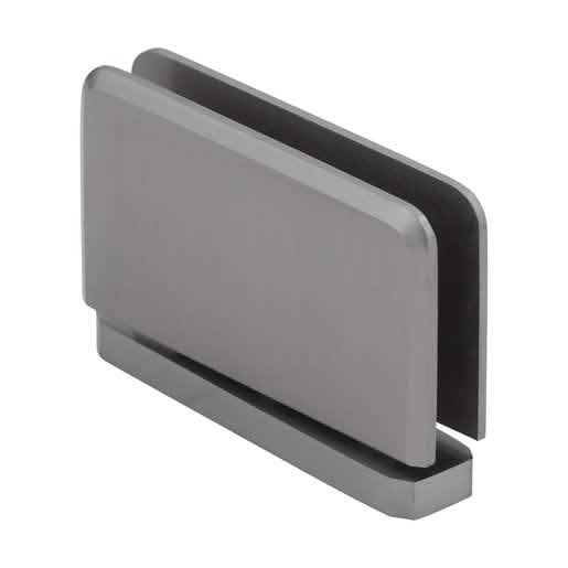 CRL Brushed Nickel Prima 01 Series Hinge: Pin Top Right/Bottom Left Mount, Sleek Design