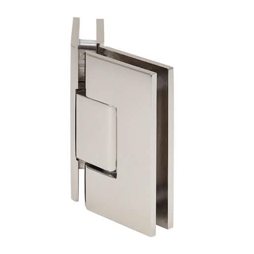 CRL Vienna 045 Series 135° Glass Hinge in Polished Nickel - Sleek & Durable Design