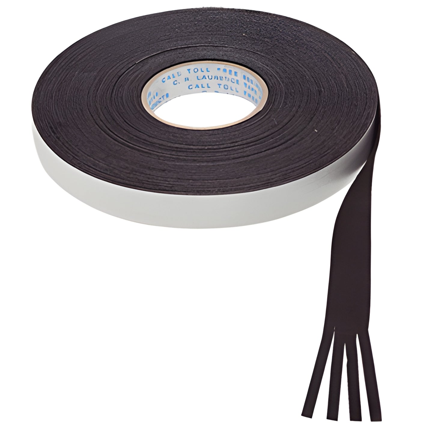 CRL Moleskin tape roll (SKU C590190) black adhesive-backed felt, 1 in. wide peel-and-stick strips for glass run channels