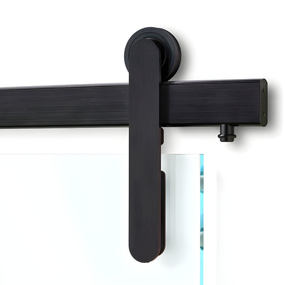 Black Stainless Steel Latitude 34 Meridian Sliding Door Kit