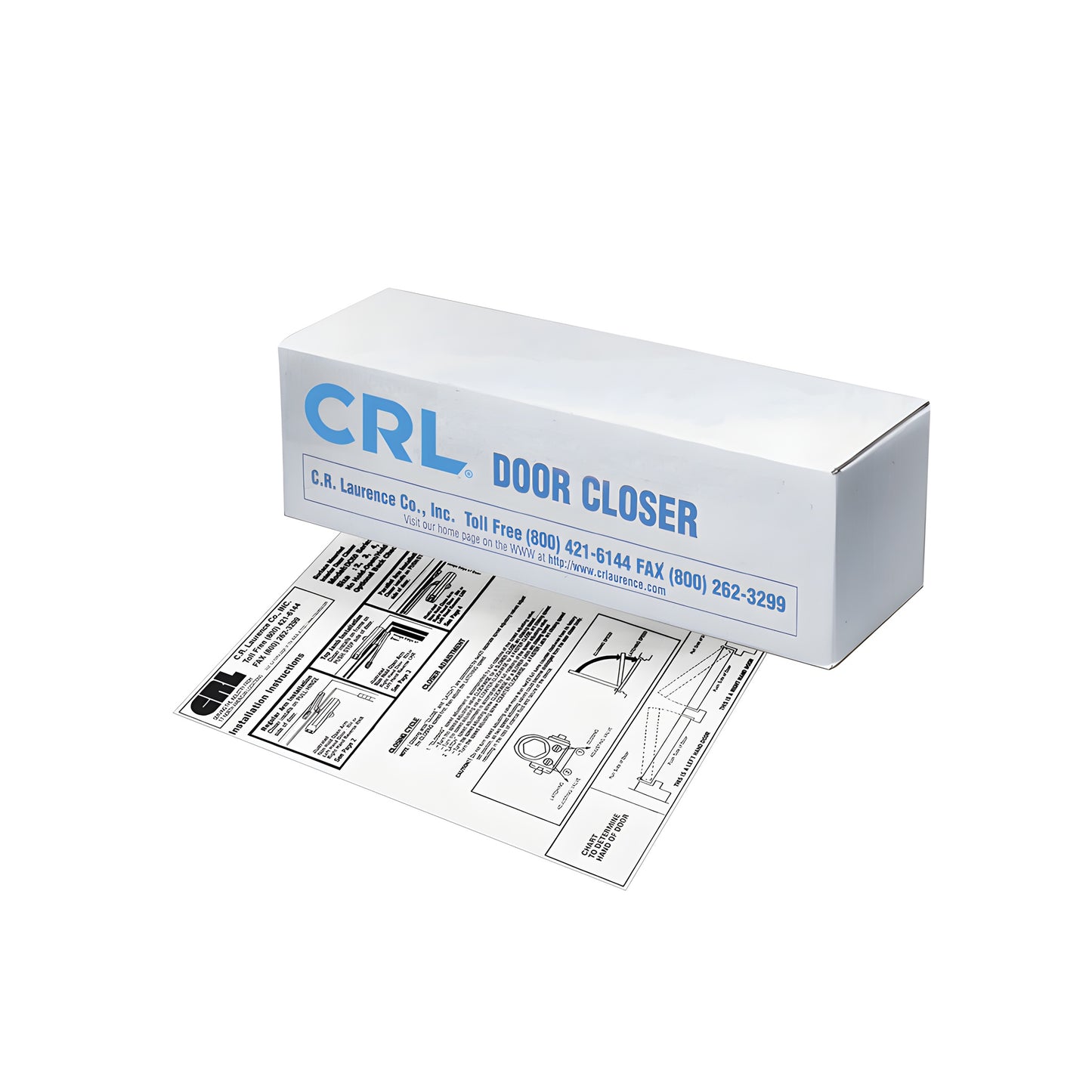 Black CRL DC54BLK surface-mount door closer, size 4 with parallel arm, ANSI Grade 1.