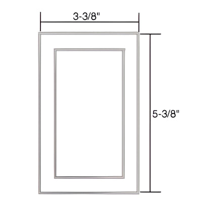 CRL Single Acrylic Plate Perimeter Gasket - Replacement Panel Seal