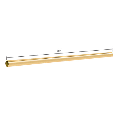 CRL 80 in Polished Brass Replacement Shower Support Bar (Bar Only)