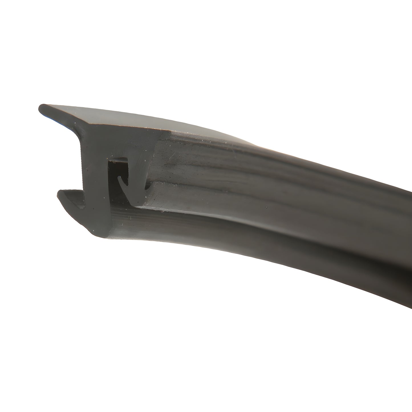 Black vinyl push-in top-load glazing gasket (CRL SKU M121V38) for M121M sash, fits 3/8" (10mm) tempered glass.