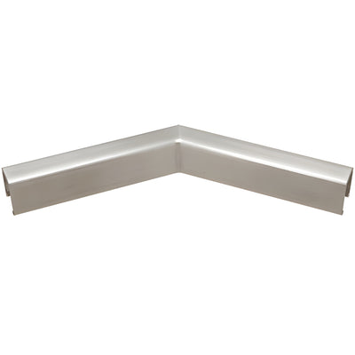 CRL 135° Brushed Stainless U-Channel for 3/4" Glass Cap Railing