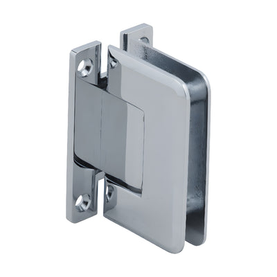 CRL Pinnacle 037 Polished Chrome Glass Door Wall-Mount Hinge