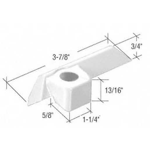 CRL White Right Hand Operator Cover for Pella Windows - Durable and Stylish Design