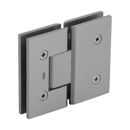 CRL Brushed Nickel Vienna 180 Series Glass-to-Glass Hinge for sleek shower doors.