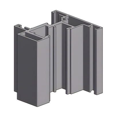 Fallbrook XL Matte Black Door Header & Jamb, 236 in