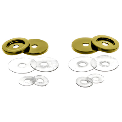 CRL Satin Brass Replacement Washers for Back-to-Back Door Pulls