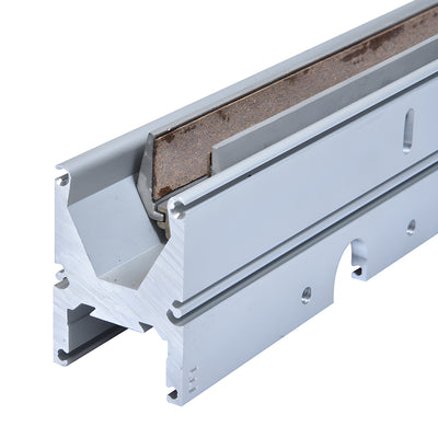 CRL DRX Assembled Rail Body for 3/4-Inch Glass Door Hardware