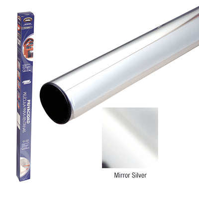 CRL Silver Mirror Window Film 36" x 100' — Privacy Solar Tint