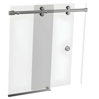 Bristol Series 180° Slider Brushed Stainless Sliding Door Hardware
