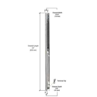 CRL 24" Window Channel Sash Balance 2330/23-3 Replacement