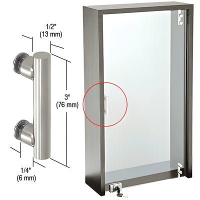 CRL Brushed Stainless Steel Cabinet Pull - Kitchen Handle