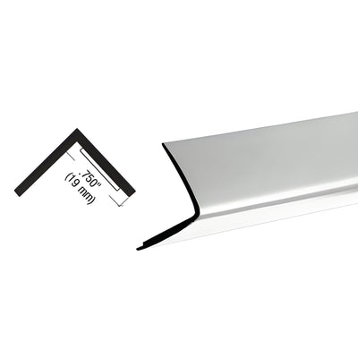 CRL Chrome Plastic 3/4" Reflective Mirror Outside Corner Trim