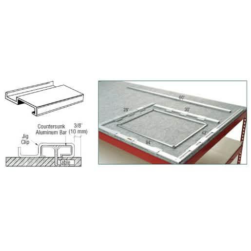 CRL Screen Table Jig Set - Durable and efficient tool for screen assembly projects.
