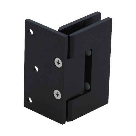 Oil Rubbed Bronze Geneva 044 Wall Mount Hinge with Offset Back Plate for sleek doors.