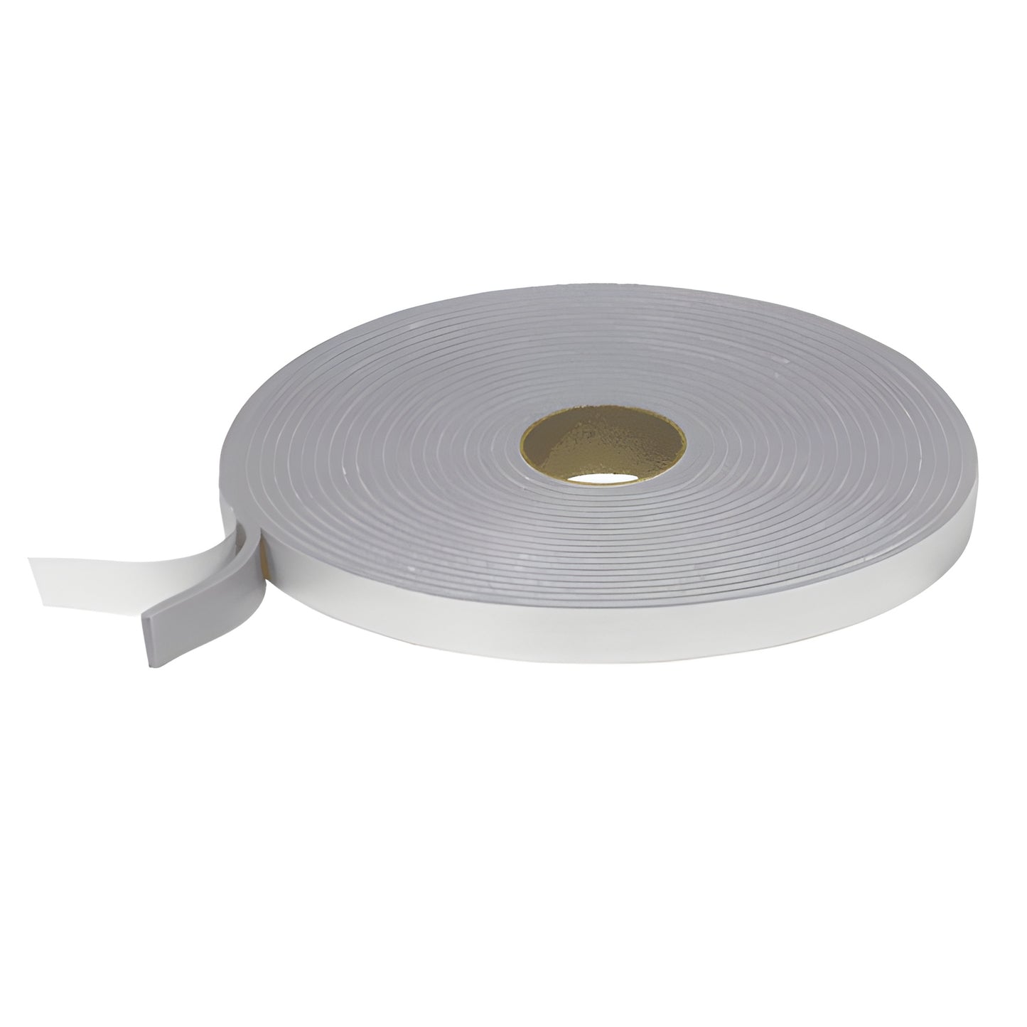 Norseal acoustical closed-cell foam tape roll, white adhesive-backed gasket, 1/4" x 1/8" (100 ft) - SKU V73418X14