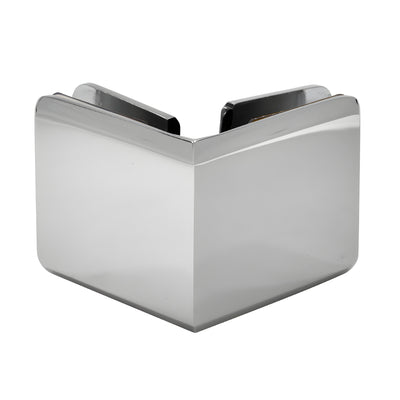 CRL Polished Chrome 90-Degree Beveled Glass-to-Glass Clamp