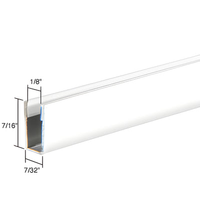 CRL White Replacement Storm Window Frame for Double-Strength Glass