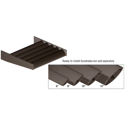 CRL Dark Bronze Anodized 12in x 144in Aluminum Airfoil Blade