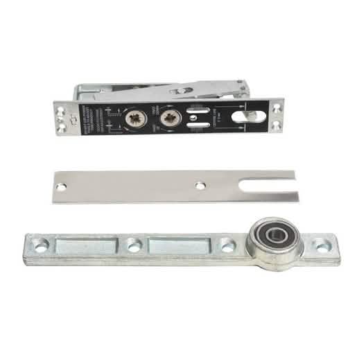 CRL JacksonĀ® Adjustable Center-Hung Top Pivot with Polished Stainless Cover Plate