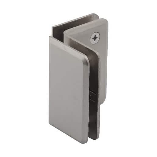 CRL Brushed Nickel Glass-to-Glass Bracket for sleek, modern shower design.