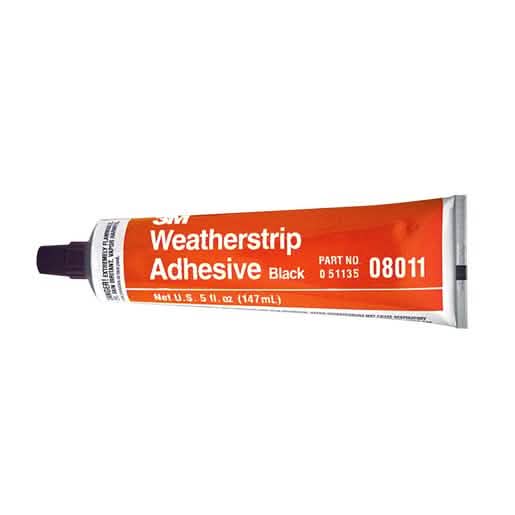 "CRL 3M® Black Weatherstrip Adhesive – Strong, durable sealant for automotive weatherstrip