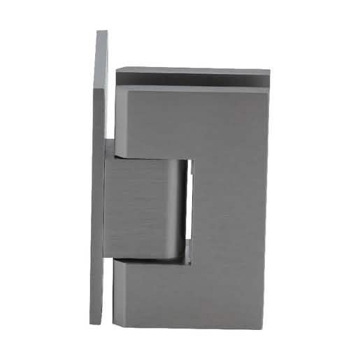 CRL Brushed Nickel Vienna 044 Series Offset Back Plate Hinge - Sleek Wall Mount Design