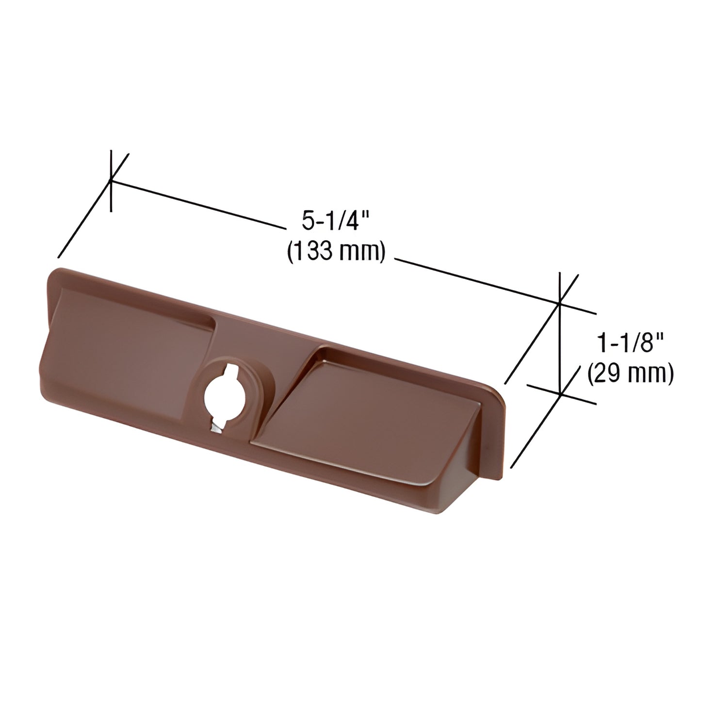CRL EntryGard ABS plastic operator cover, bronze, 5-1/4 x 1-1/8 in (fits Truth EntryGard Dual Arm/Dyad) SKU EP21928