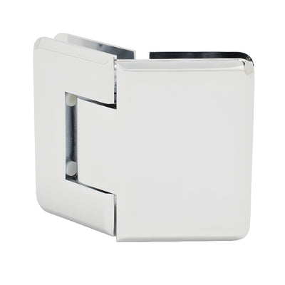 CRL Pinnacle 345 135° Polished Chrome Adjustable Glass-to-Glass Hinge