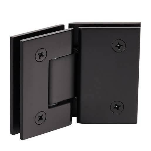 CRL Oil Rubbed Bronze Geneva 045 Series 135° Glass-to-Glass Hinge for sleek shower doors.