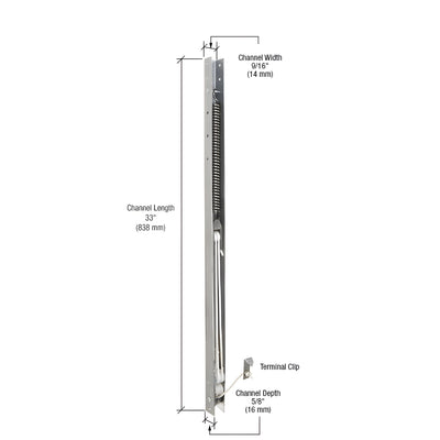 CRL 33 in Window Channel Balance 3230/32-3 – Replacement Sash Balance