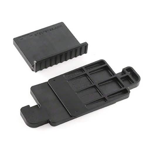 CRL Black TAPER-LOC® X1 Taper Sets for 9/16" & 11/16" Laminated Tempered Glass