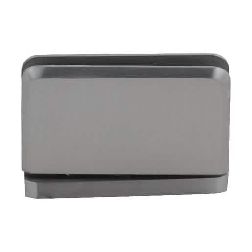 CRL Brushed Nickel Prima 01 Series Hinge - Sleek Pin Top Left/Bottom Right Mount