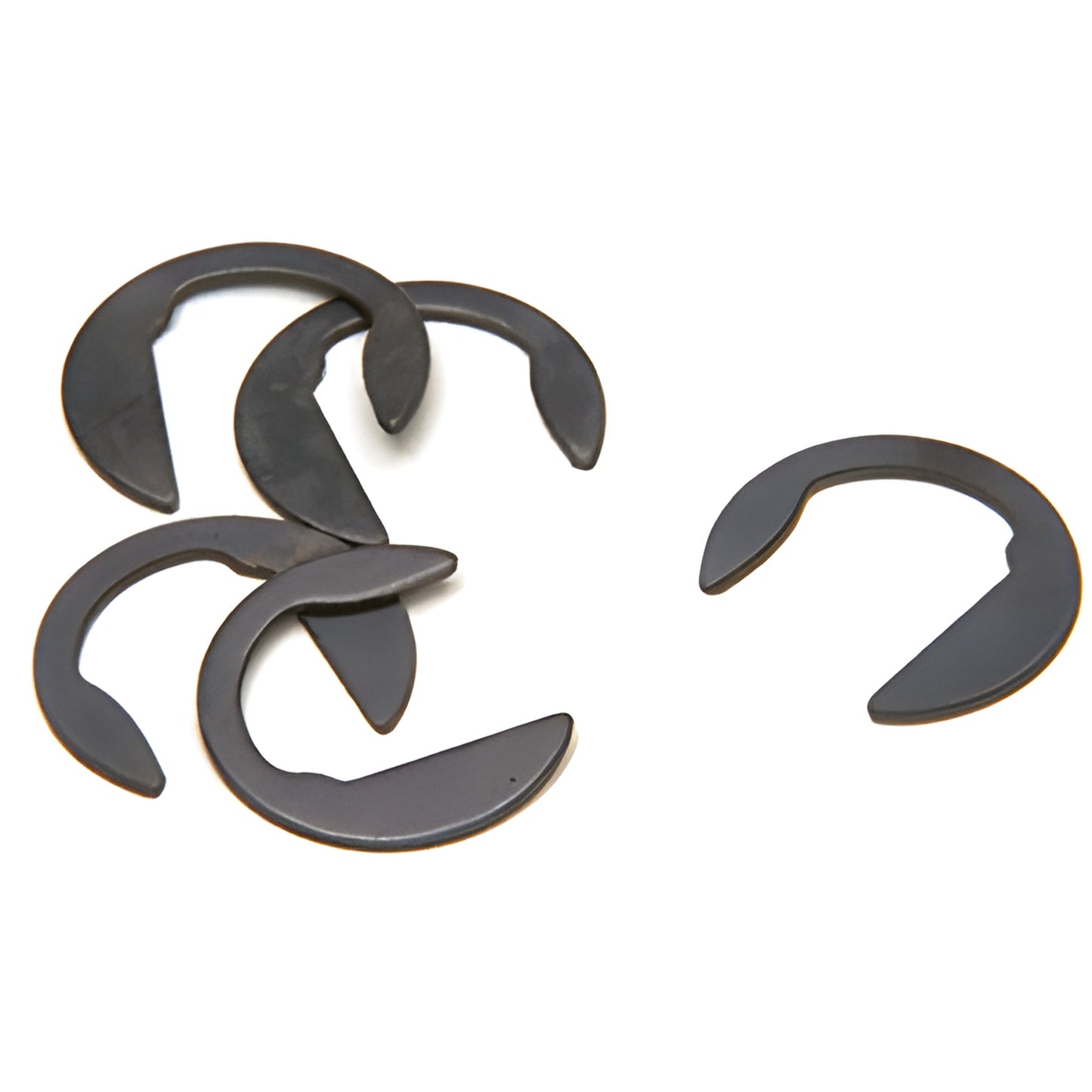 Rixson 275065PKG pack of five black C-shims for Model 27 offset floor closers