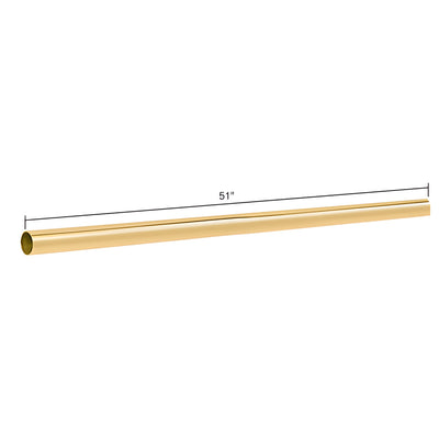 CRL 51 in Polished Brass Shower Glass Support Bar