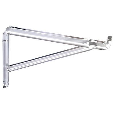 CRL 12-inch Clear Acrylic (Lucite) Shelf Brackets