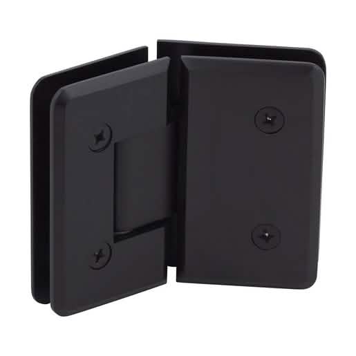CRL Oil Rubbed Bronze 135º Glass-to-Glass Hinge - Elegant and Durable Bathroom Hardware